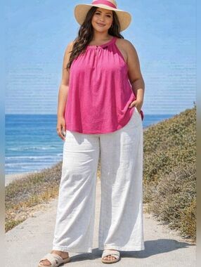 torrid Hot Pink Sleeveless Top Torrid Size 4